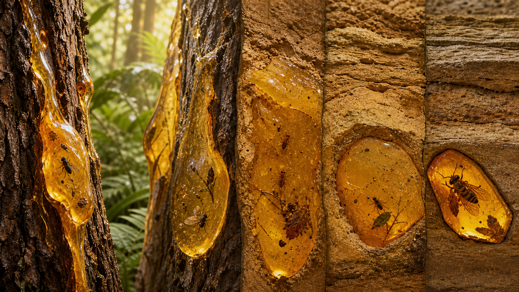 How Amber Fossils Form