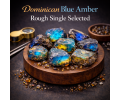 Blue Amber Specimen