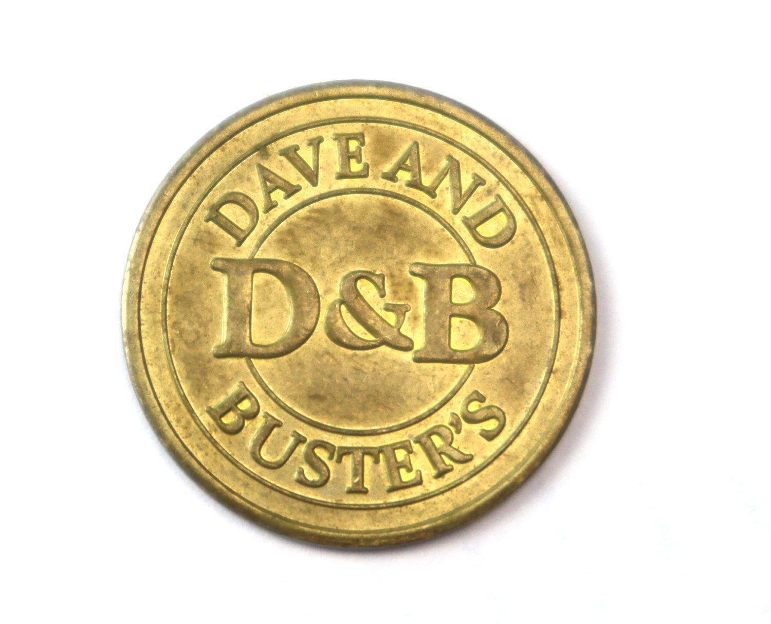 D&B, Dave And Busters,  Arcade/Rides Game Token/Coin/Chip, 24 mm