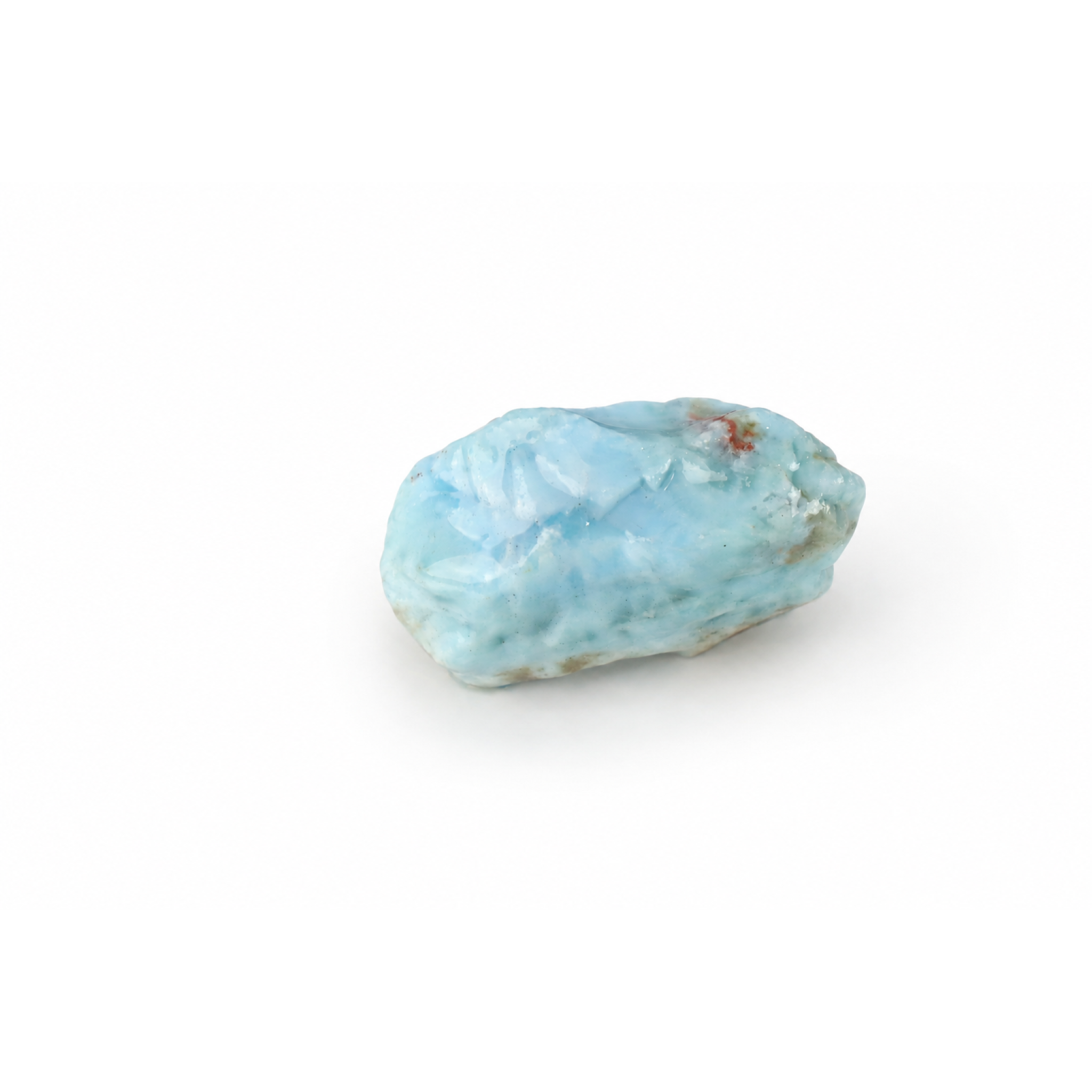 light blue Natural Dominican Larimar chunk Rough Specimen 26 mm