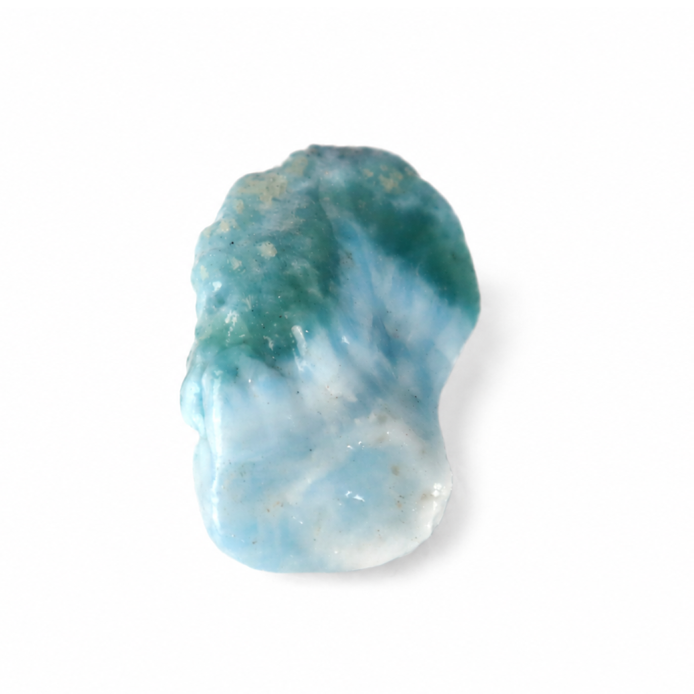 ocean blue Natural Dominican Larimar chunk Rough Specimen 40 mm