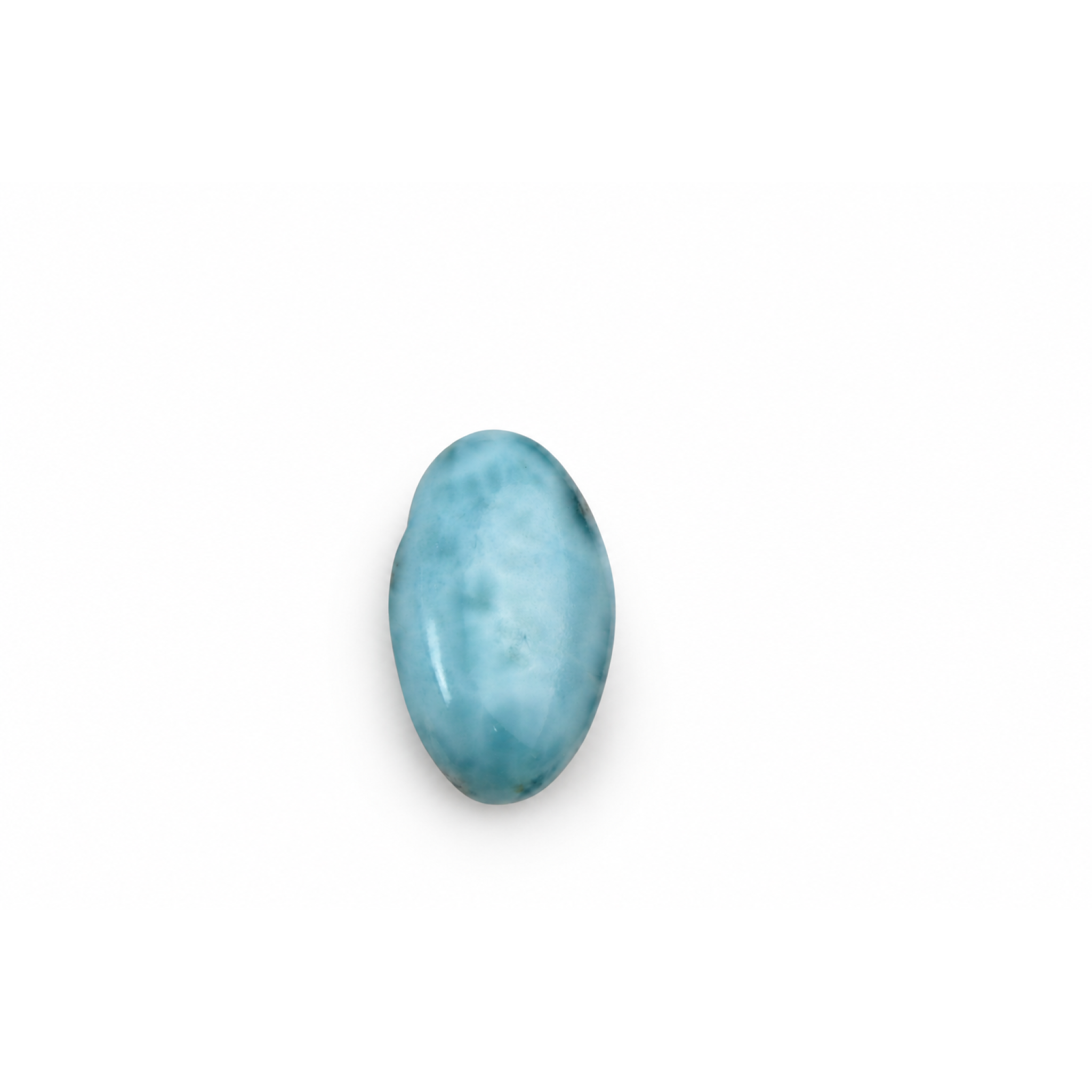 Genuine Sky Blue Larimar Oval No Metal Stones 28mm 0g