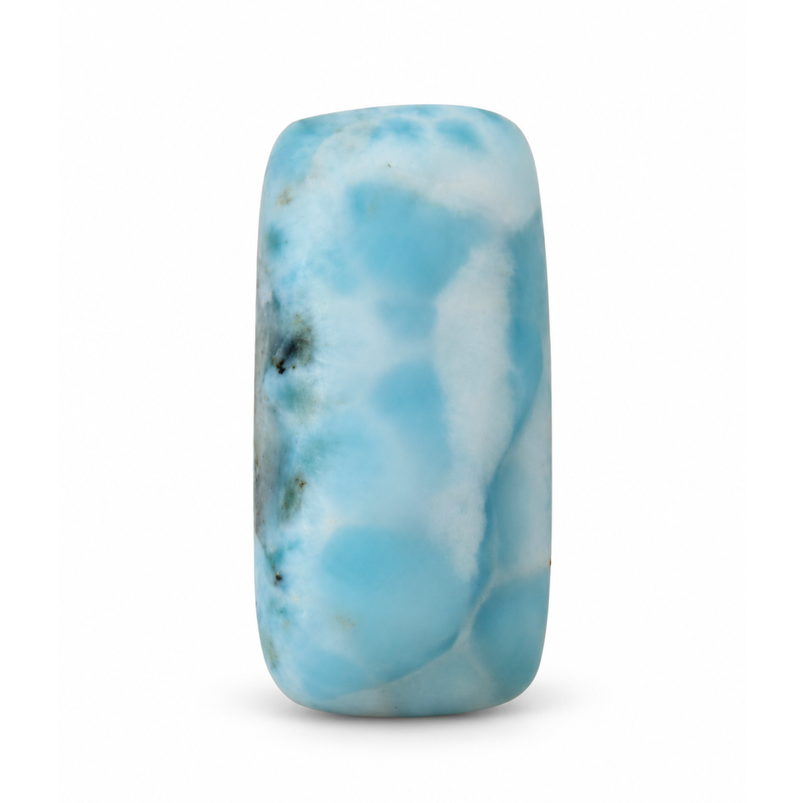 Genuine Light Blue Larimar Rectangle No Metal Stones 36mm 0g