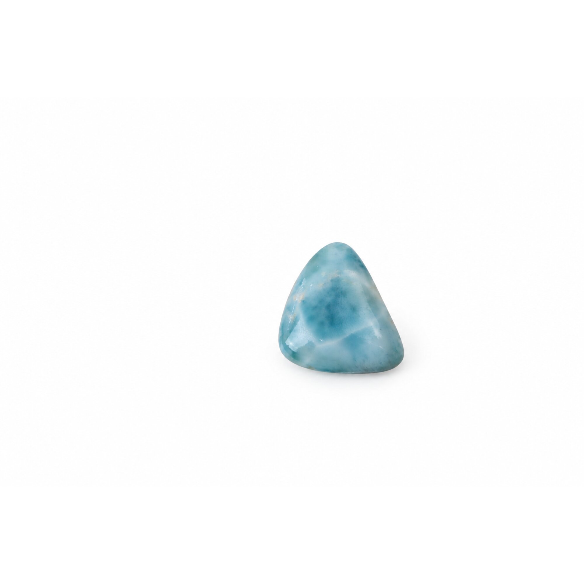 Genuine Handcrafted Polished: Natural Dominican Larimar Cabochon 20mm – photo 3
