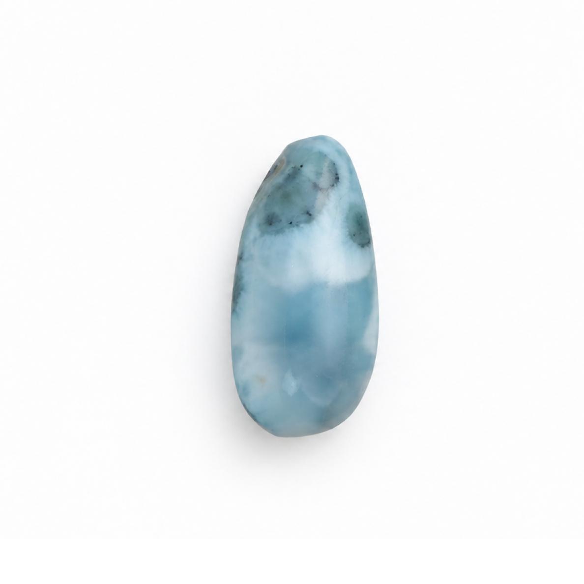 Handmade - light - blue - larimar - Polished - 30mm