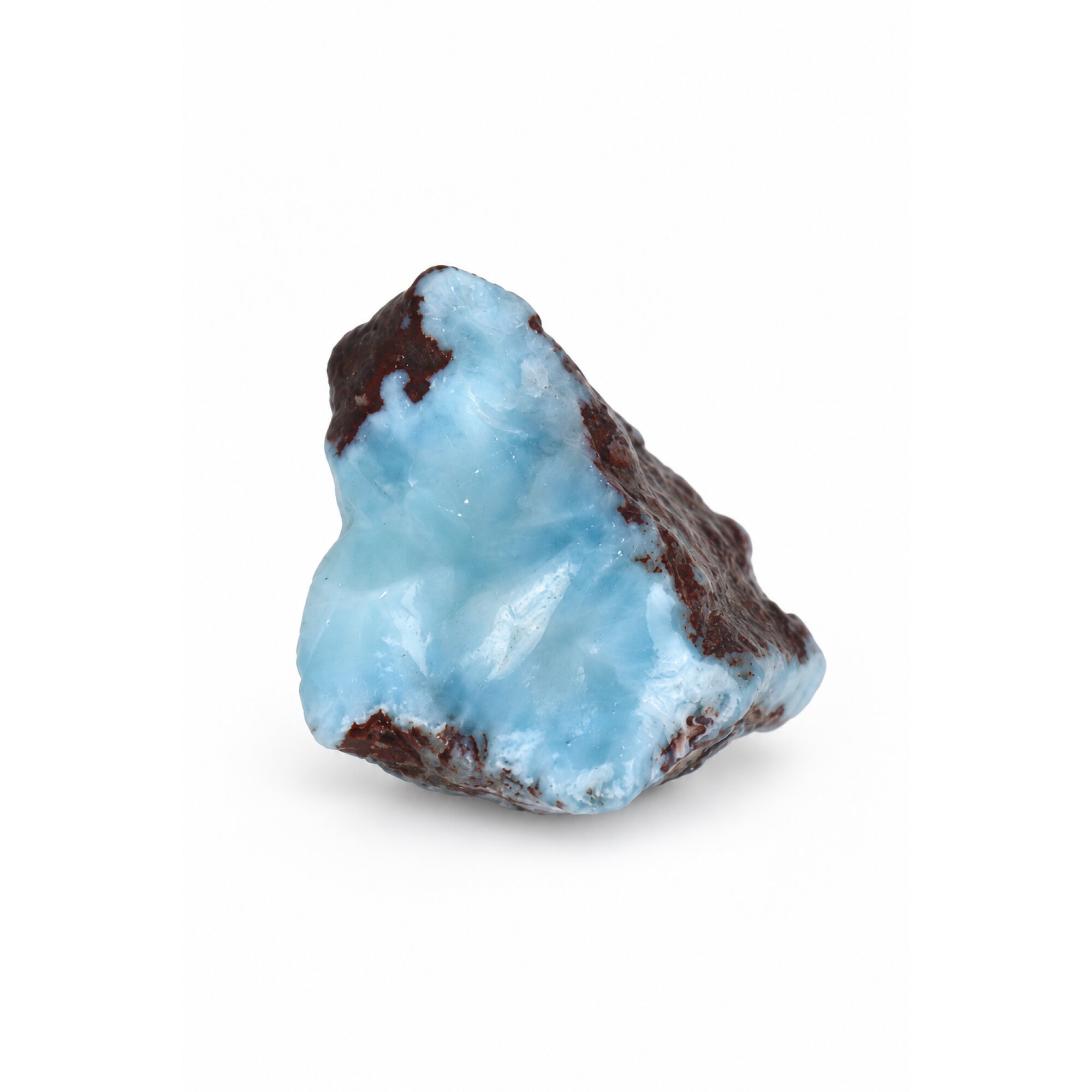 Organic beauty sky blue rough Dominican Larimar 43mm – photo 2