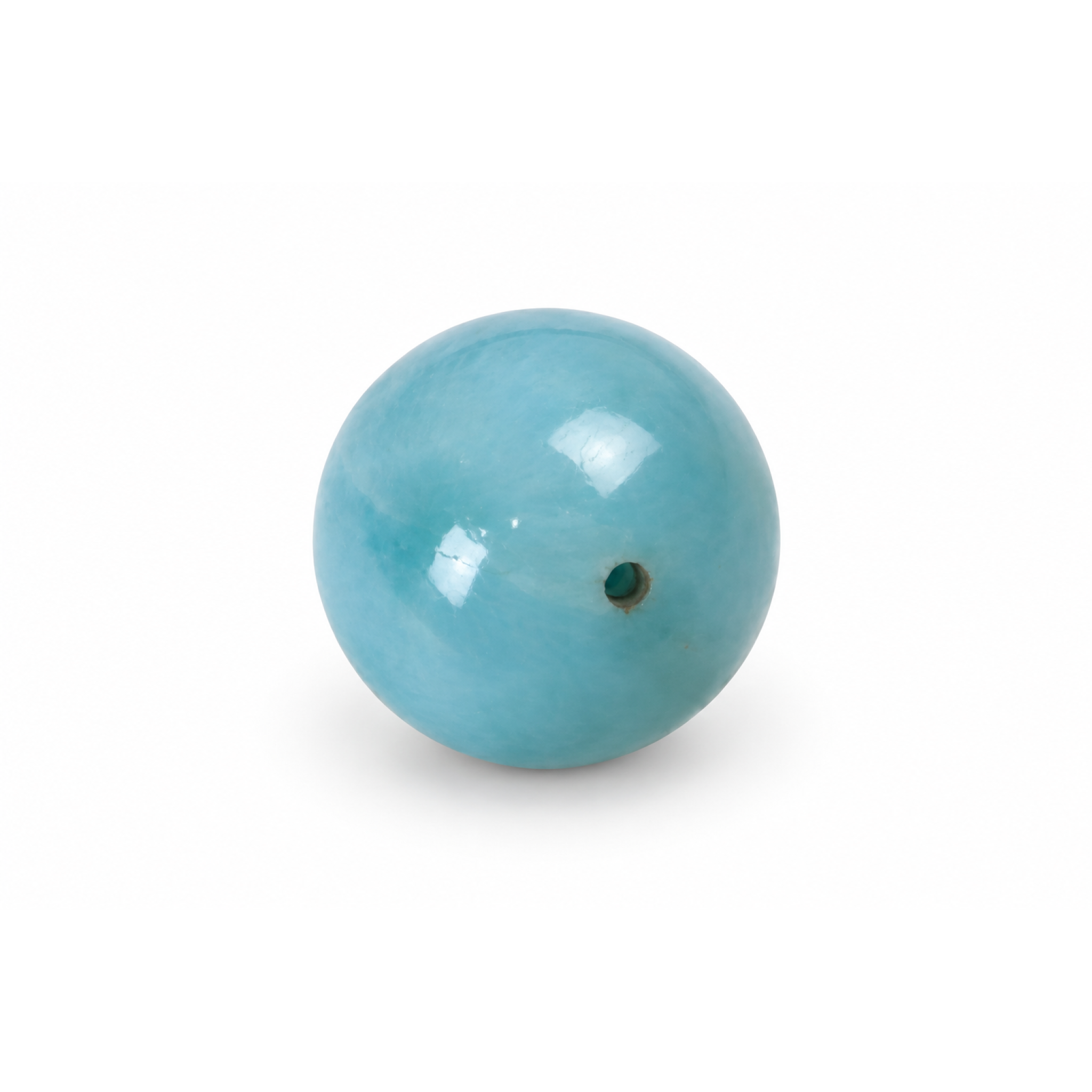 Authentic sky blue Dominican Larimar bead 16.5mm