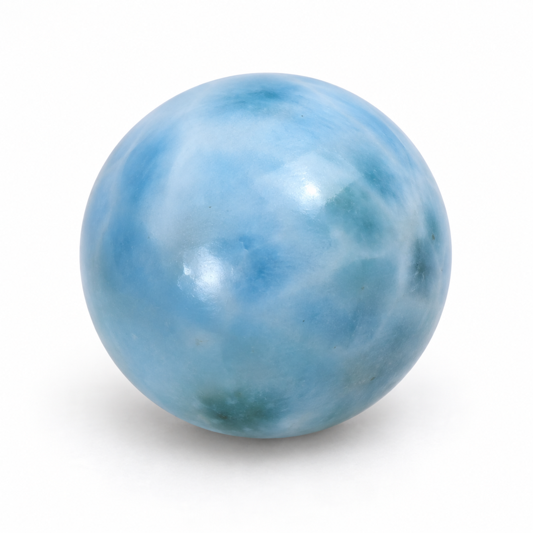 Authentic sky blue Dominican Larimar bead 10.7mm