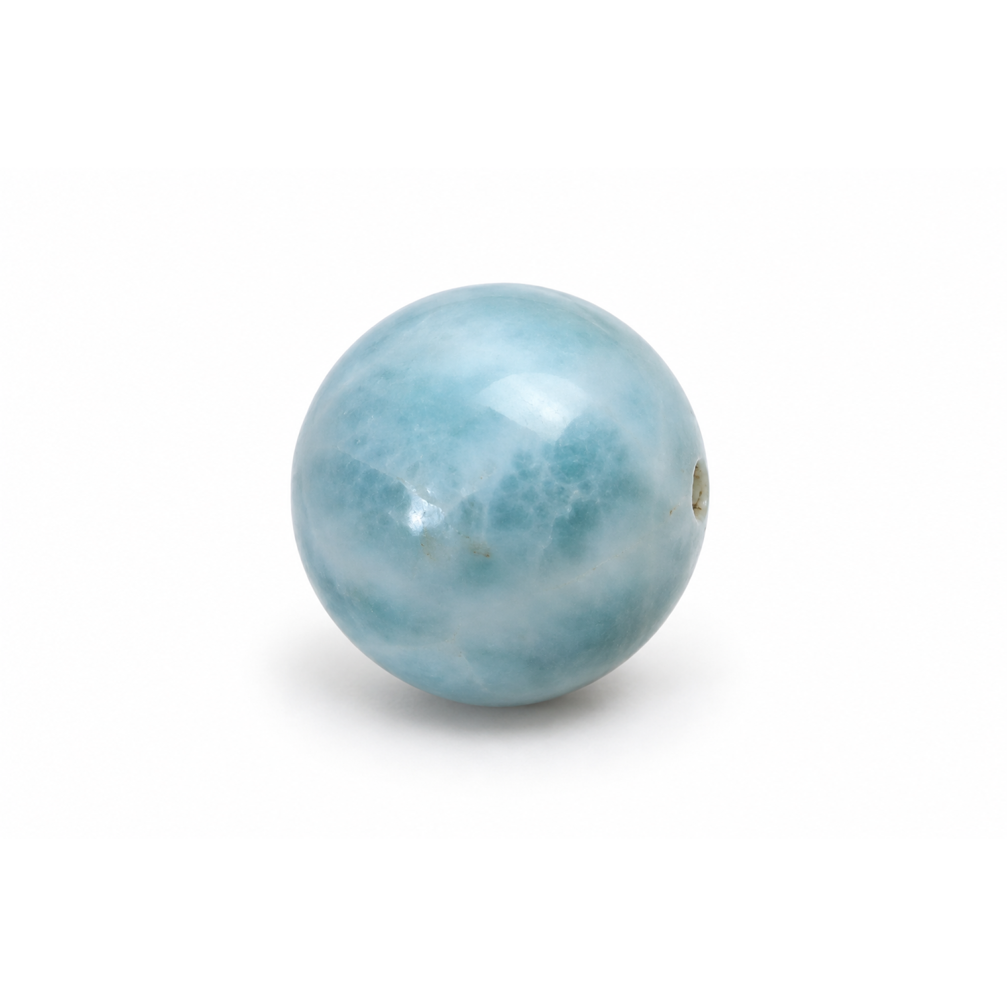 Genuine sky blue Dominican Larimar bead 11.3mm