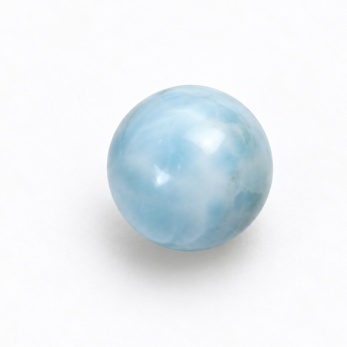 Genuine light blue Dominican Larimar bead 11.6mm