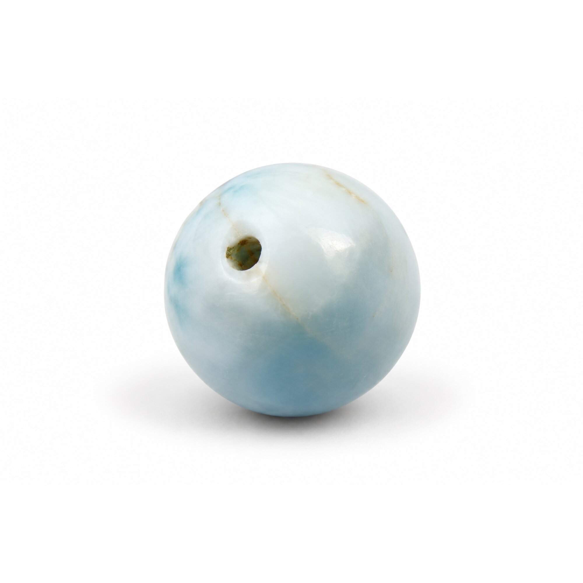Genuine light blue Dominican Larimar bead 14.3mm – photo 3