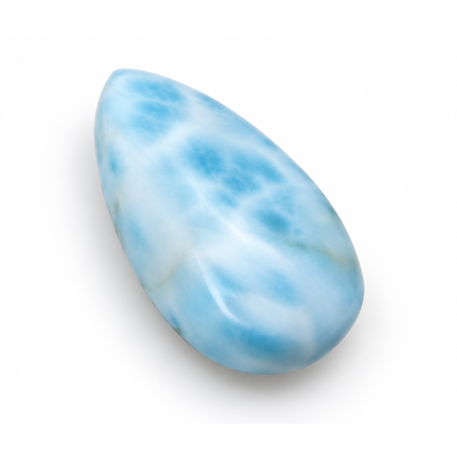Genuine sky blue Dominican Larimar cabochon 27mm