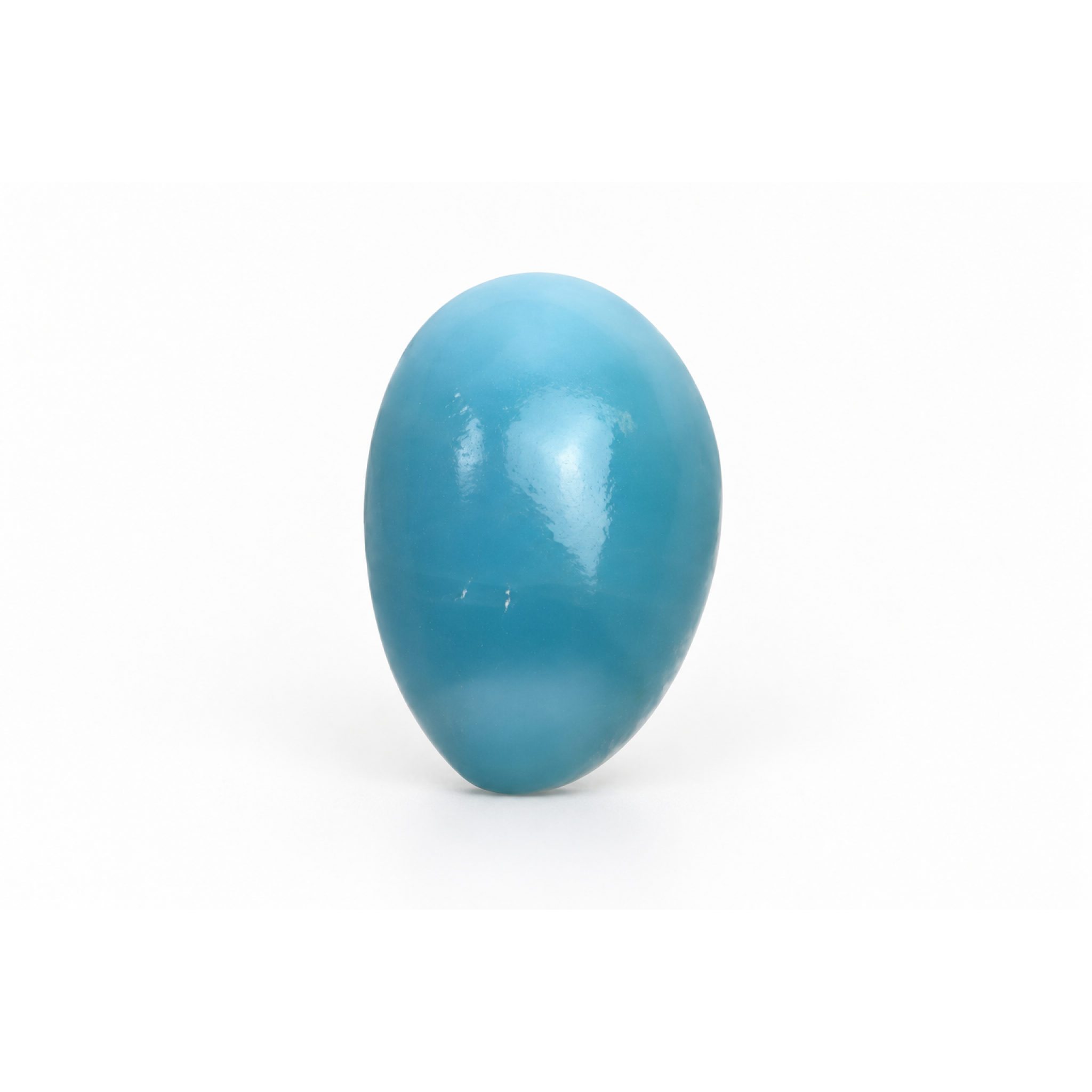 Top grade volcanic blue Dominican Larimar cabochon 15mm – photo 3