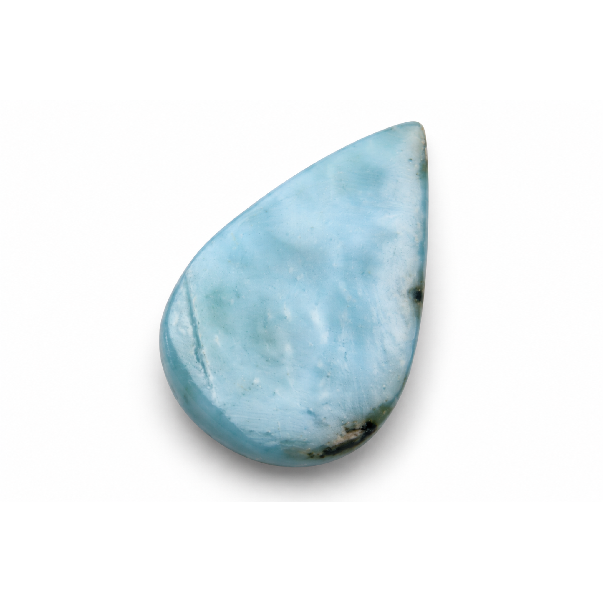 Authentic sky blue Dominican Larimar cabochon 22mm – photo 3