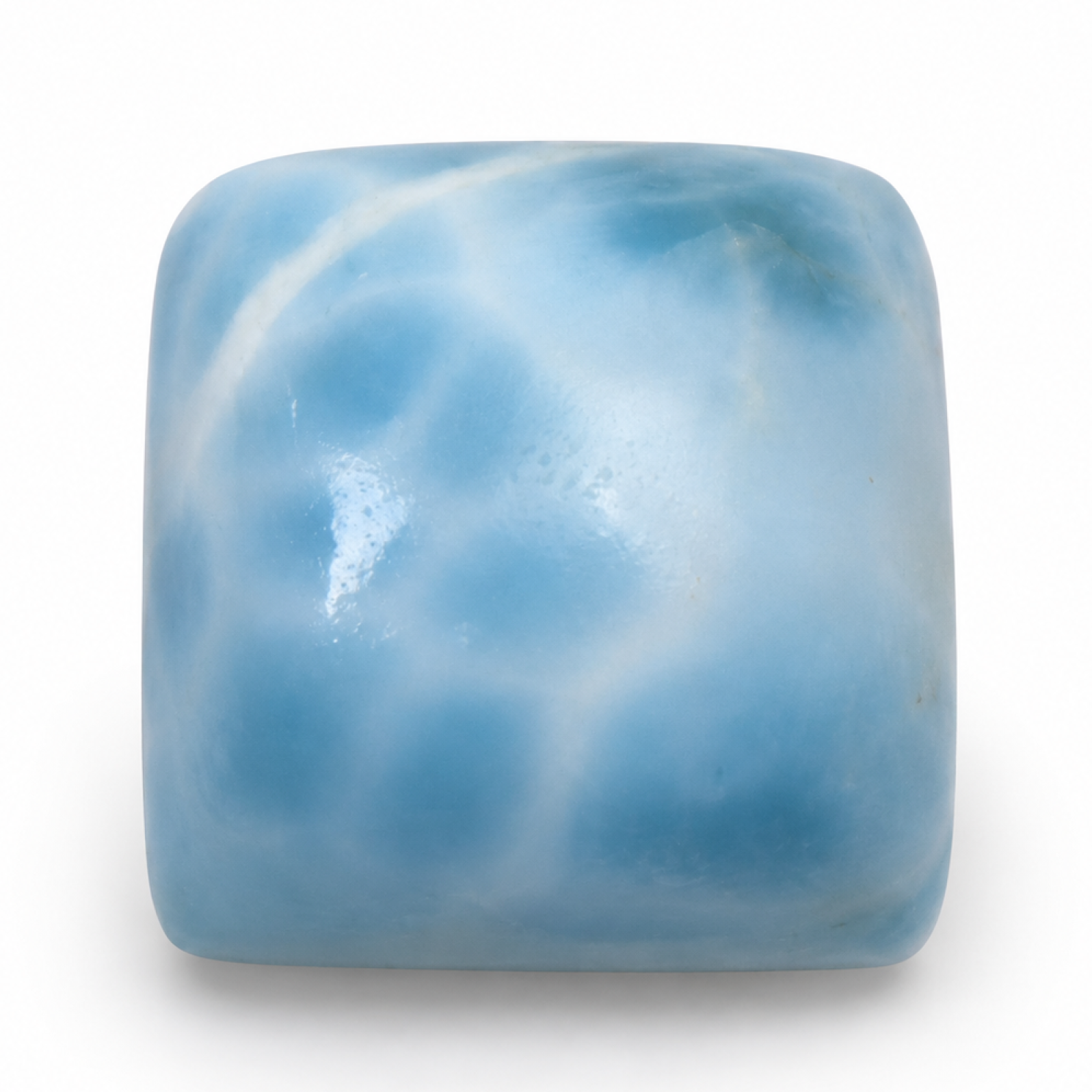 Authentic sky blue Dominican Larimar cabochon 14.5mm