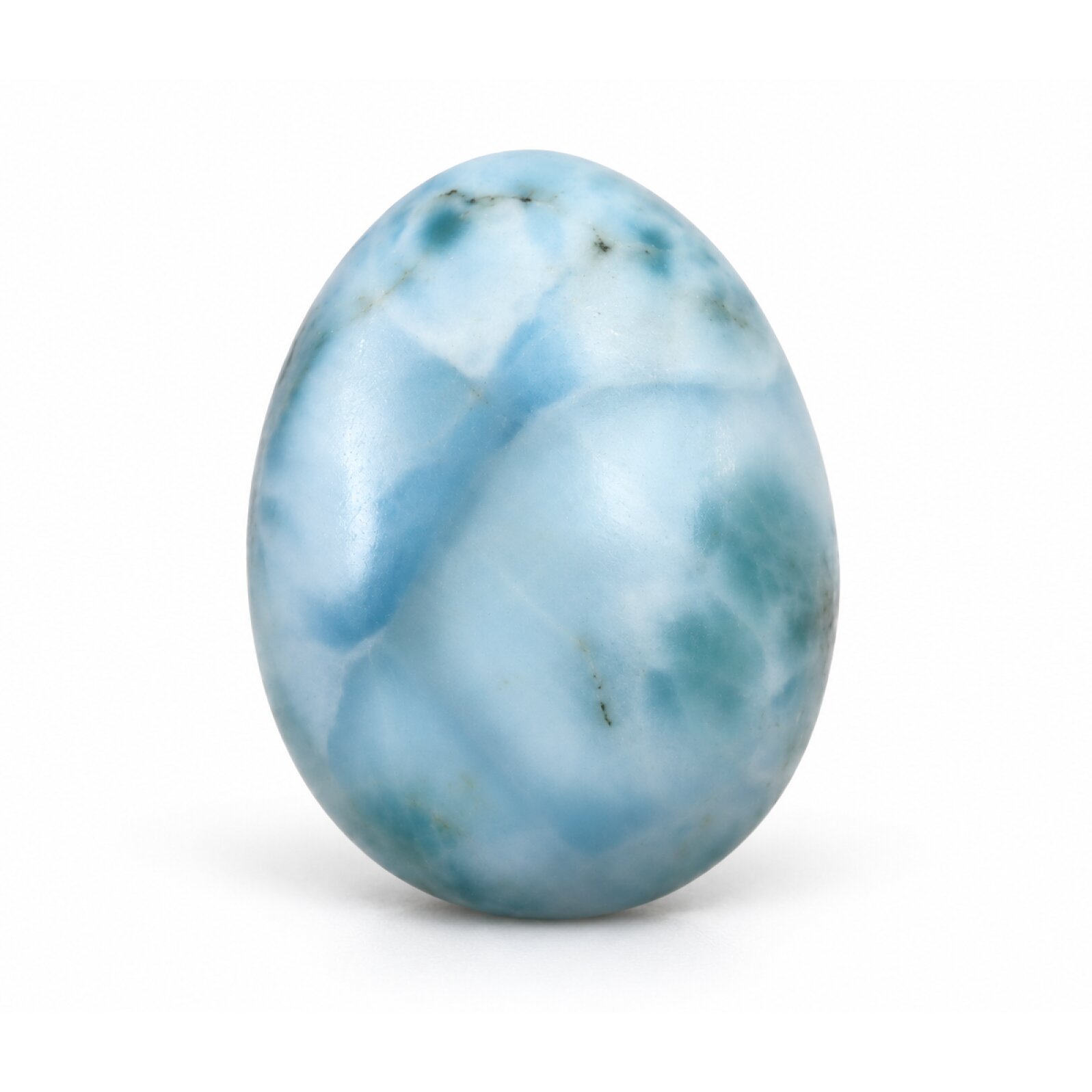 Authentic sky blue Dominican Larimar cabochon 27mm