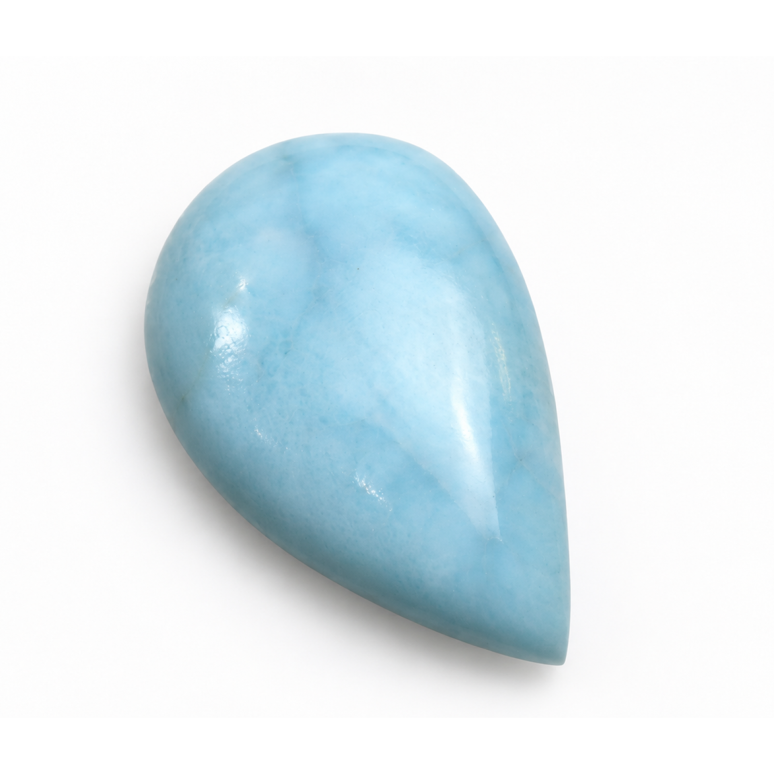Authentic green blue Dominican Larimar cabochon 31mm
