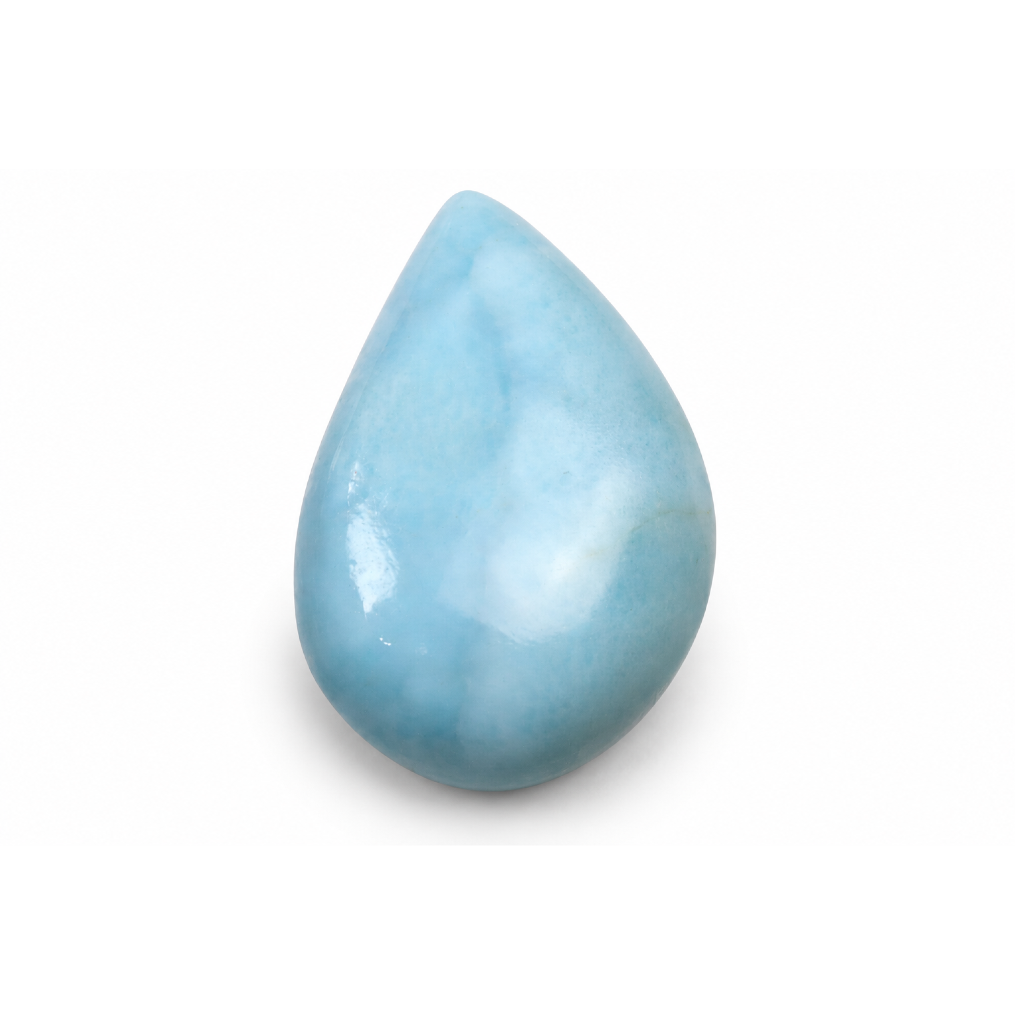 Authentic green blue Dominican Larimar cabochon 31mm – photo 7