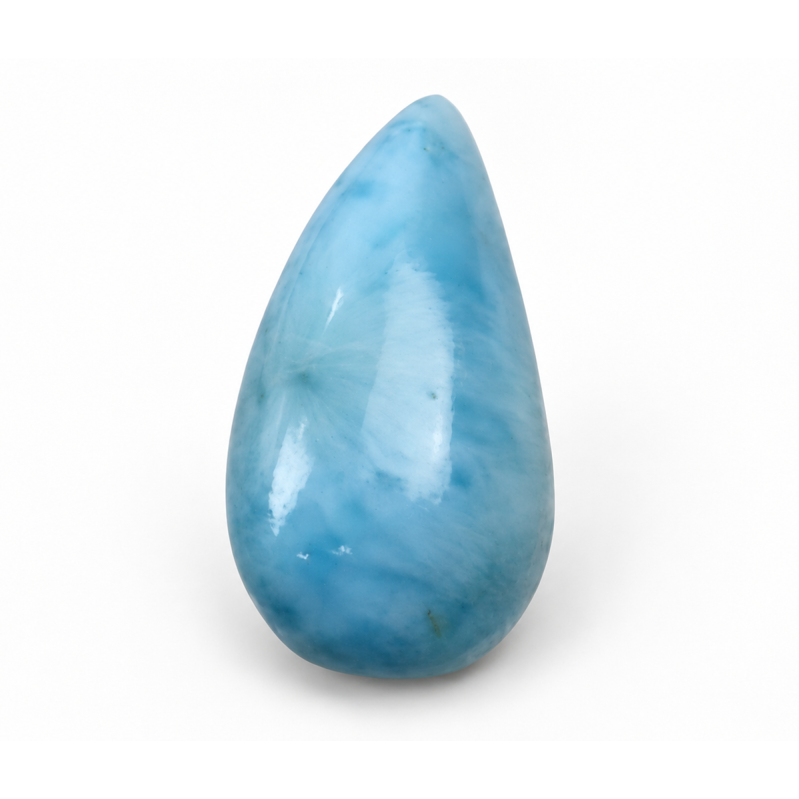 Genuine sea blue Dominican Larimar cabochon 22mm