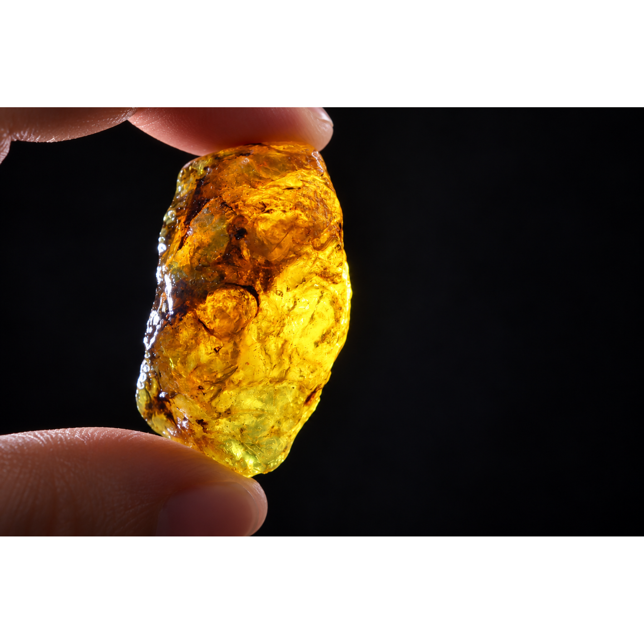 Earth mined green blue rough specimen Dominican amber 33.2g – photo 12