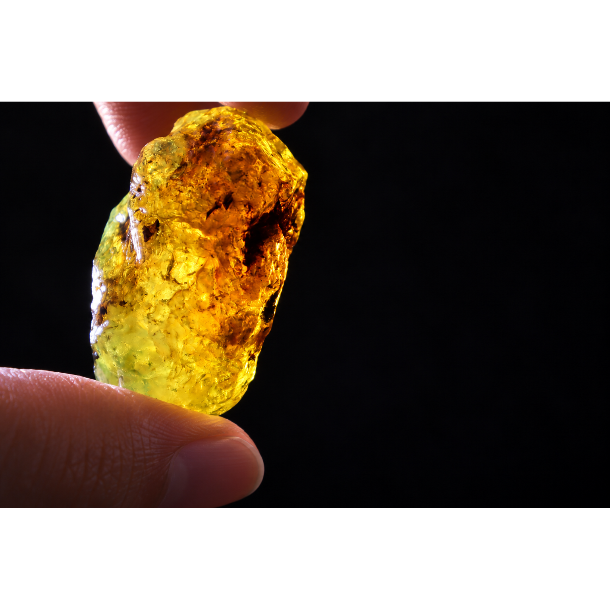 Earth mined green blue rough specimen Dominican amber 33.2g – photo 13