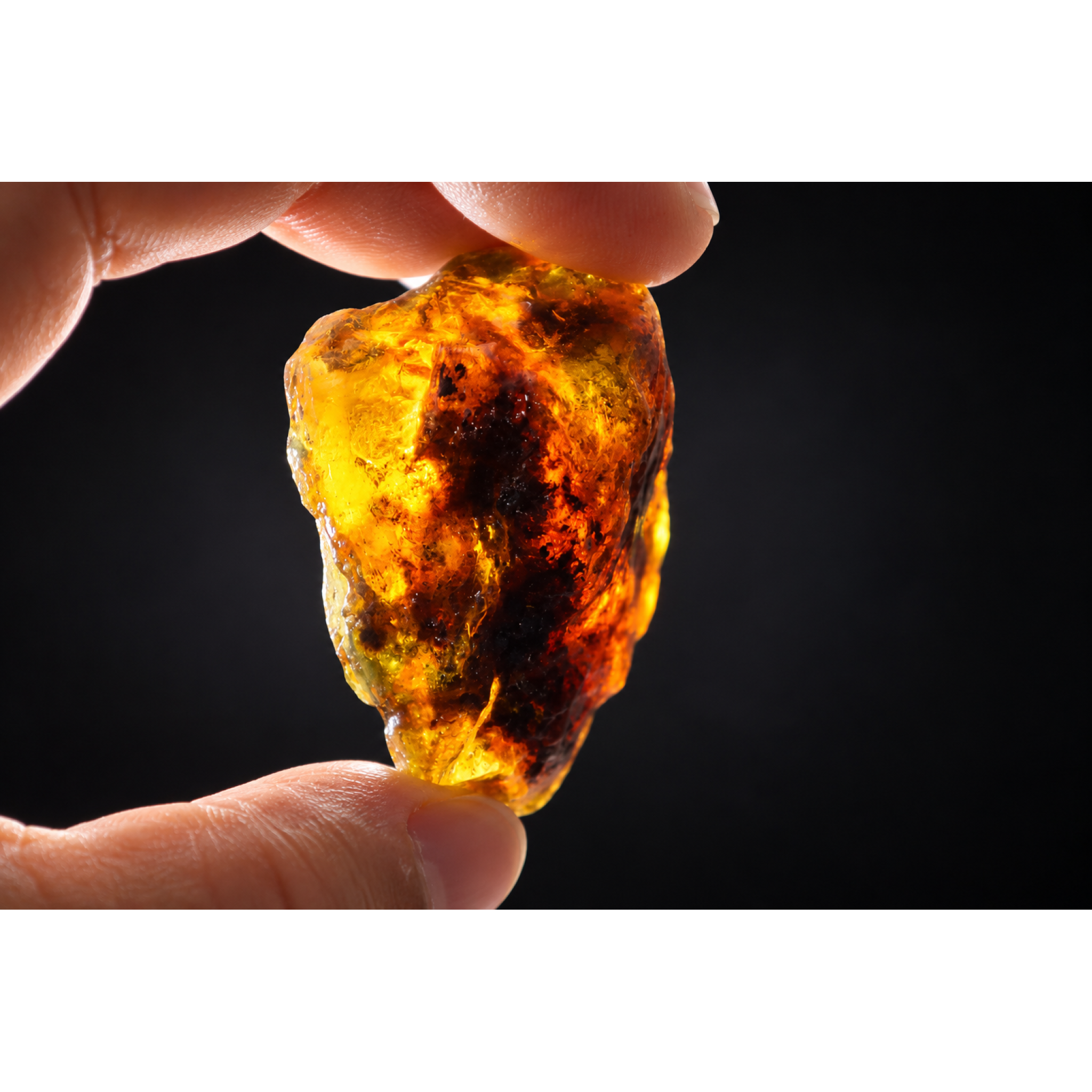 Earth mined green blue rough specimen Dominican amber 28.5g – photo 4