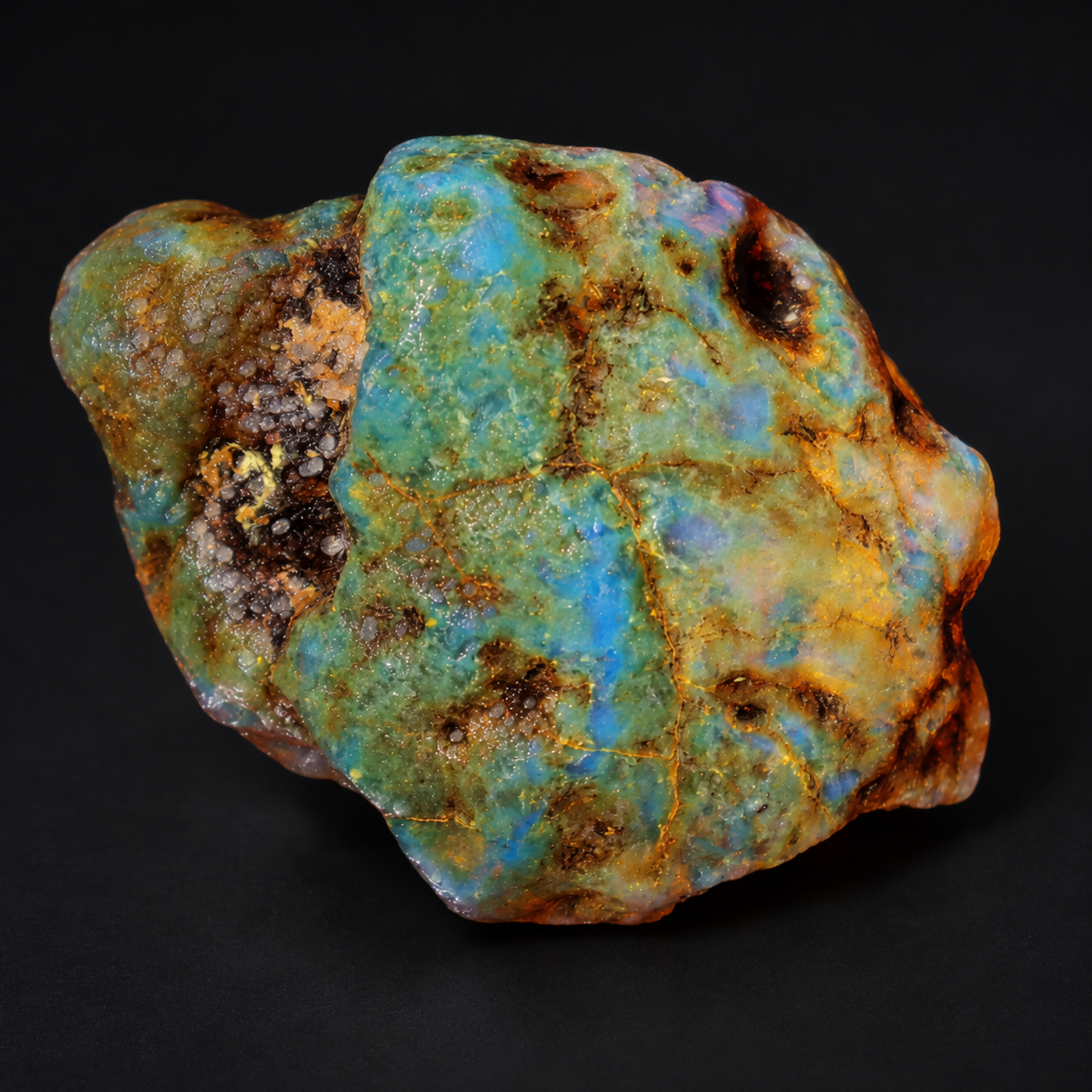 Earth mined green blue rough specimen Dominican amber 24g – photo 11