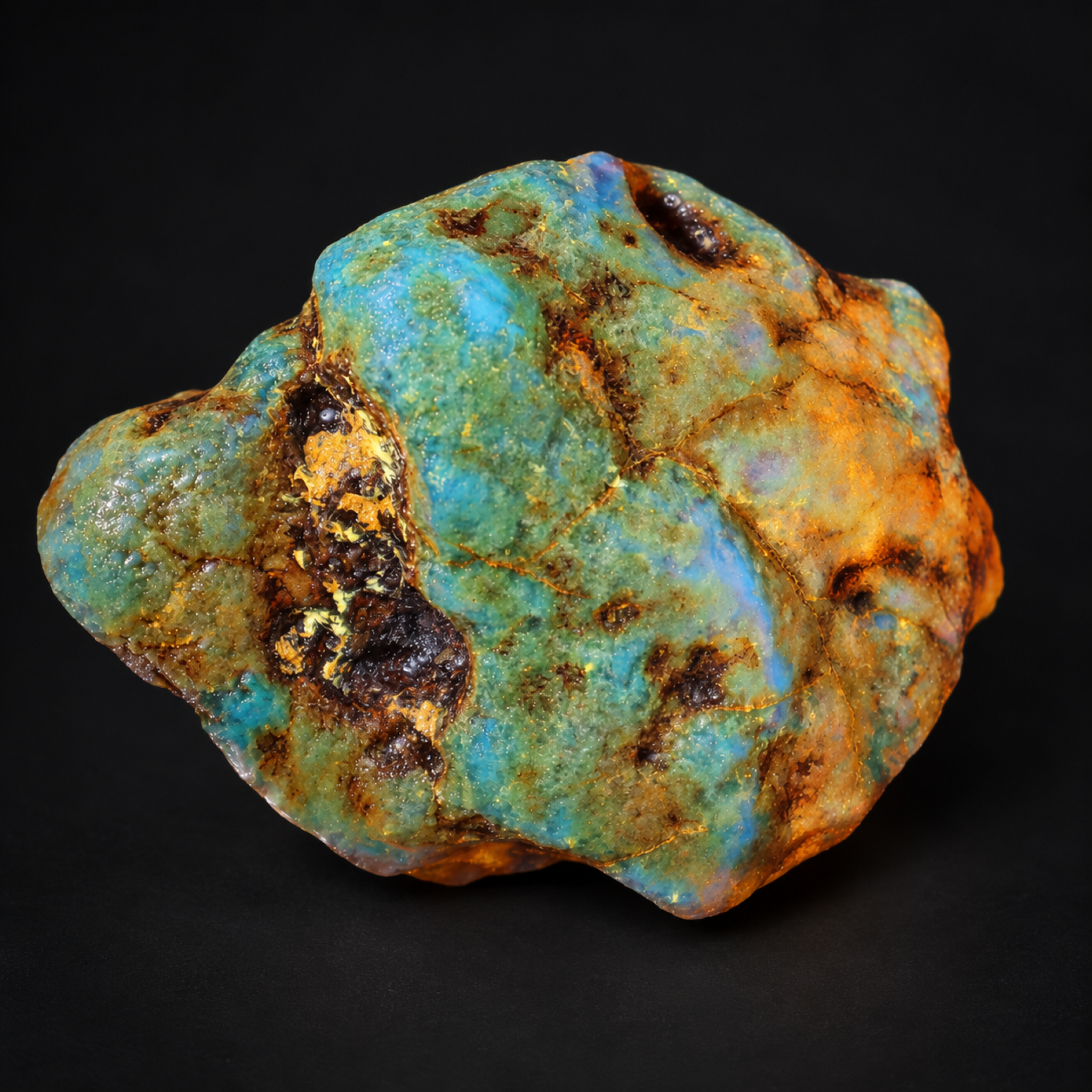 Earth mined green blue rough specimen Dominican amber 24g – photo 14
