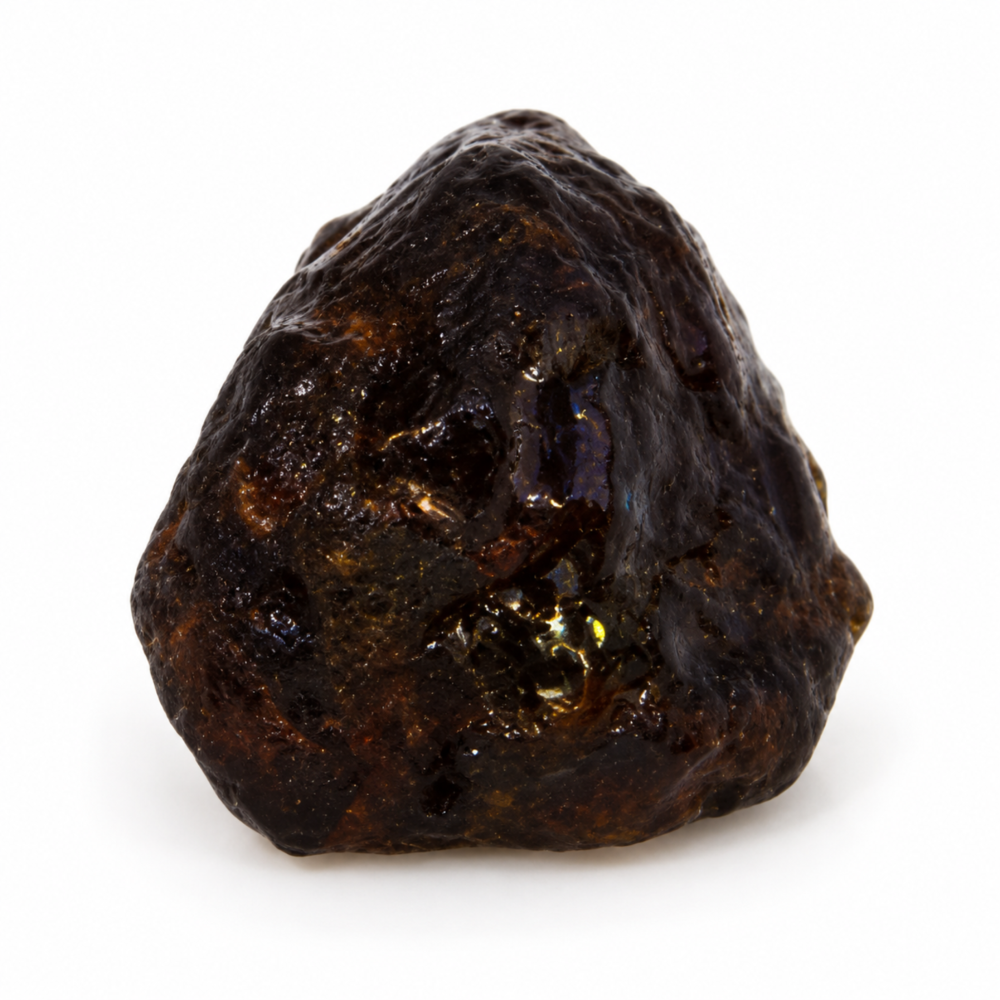 Earth mined deep blue rough specimen Dominican amber 9g – photo 7
