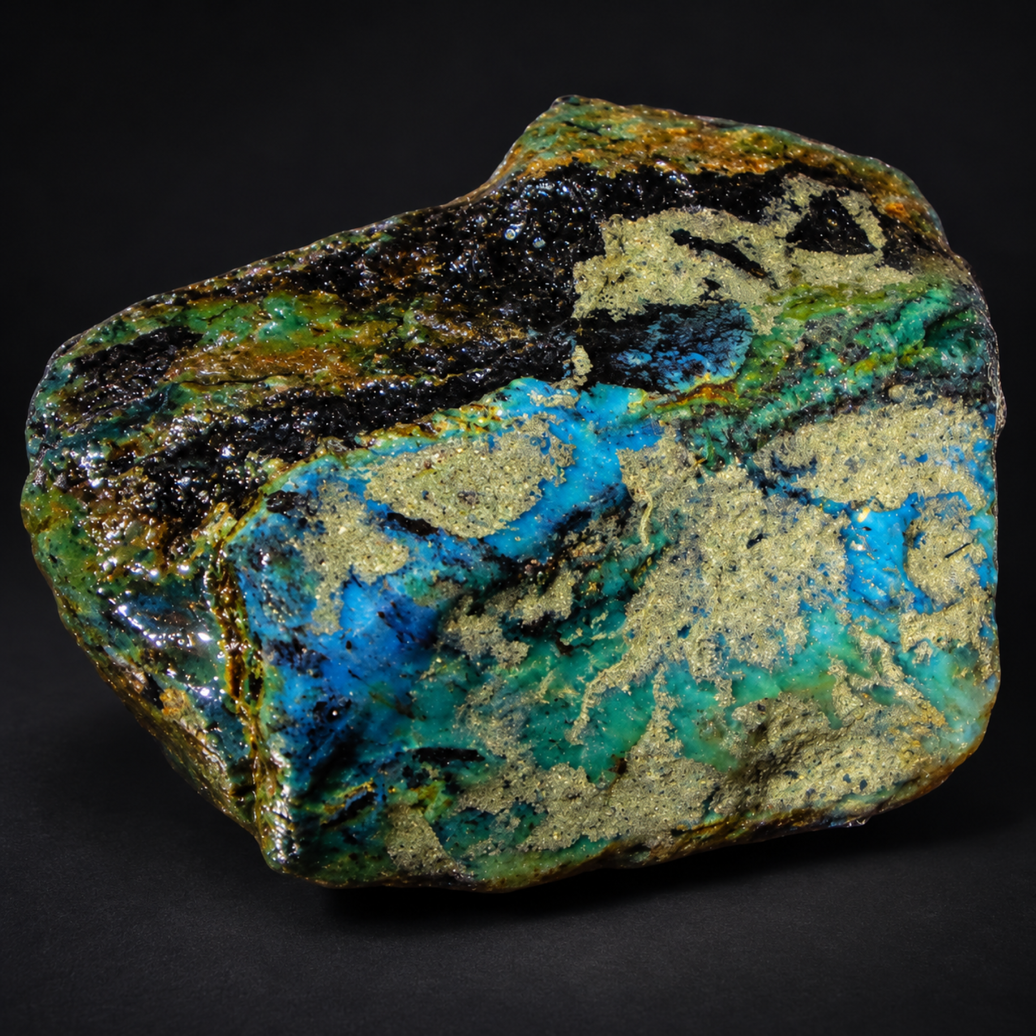 Earth mined green blue rough specimen Dominican amber 47.8g – photo 8