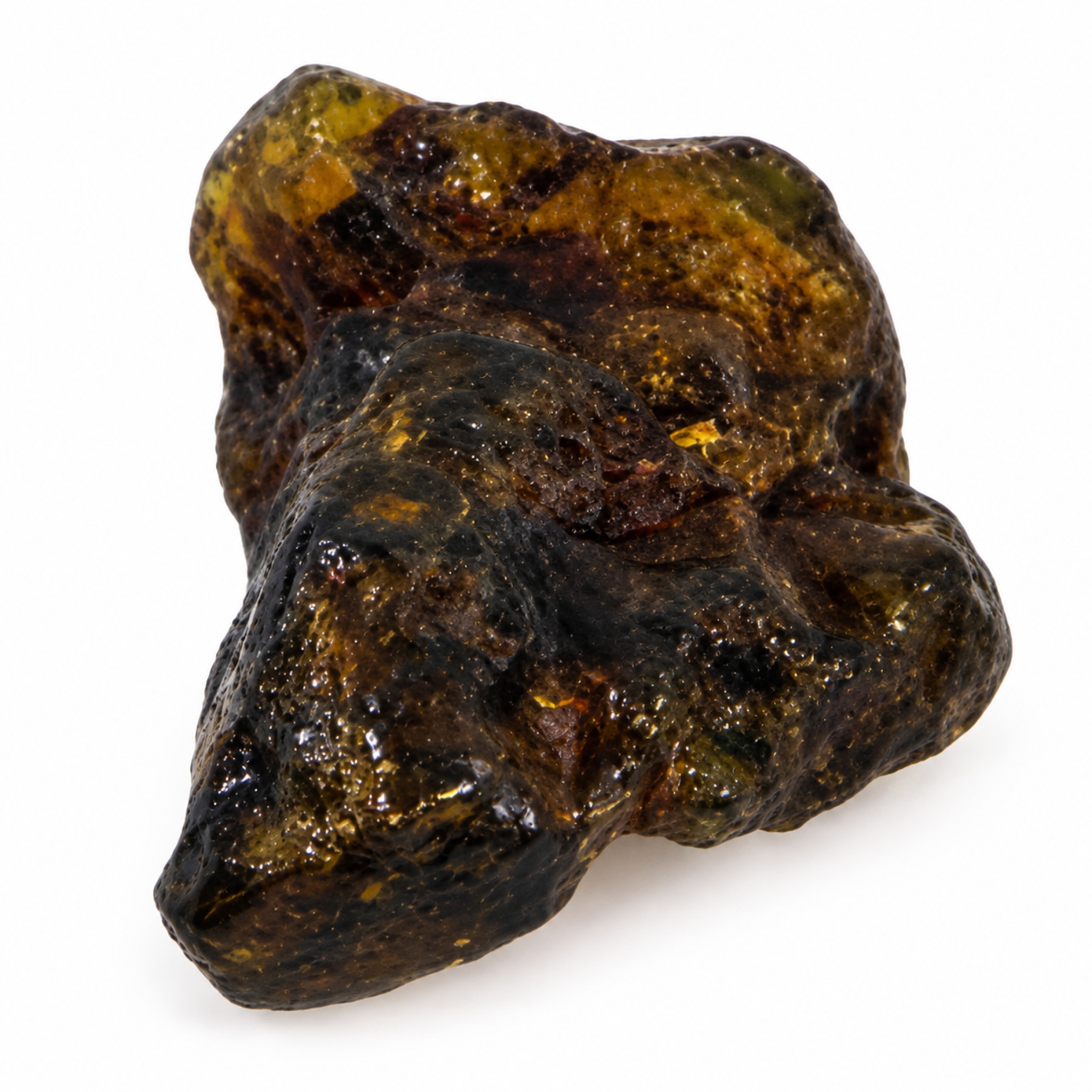 Earth mined green blue rough specimen Dominican amber 39.7g – photo 9