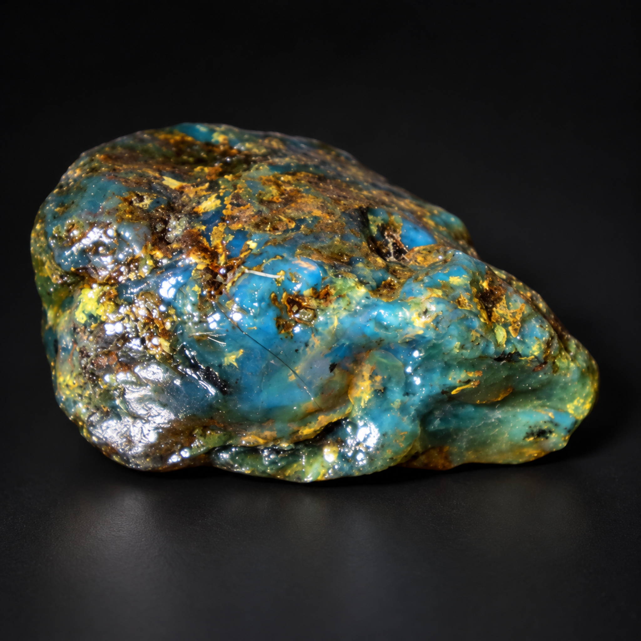 Pure natural green blue rough specimen Dominican amber 19.8g – photo 4