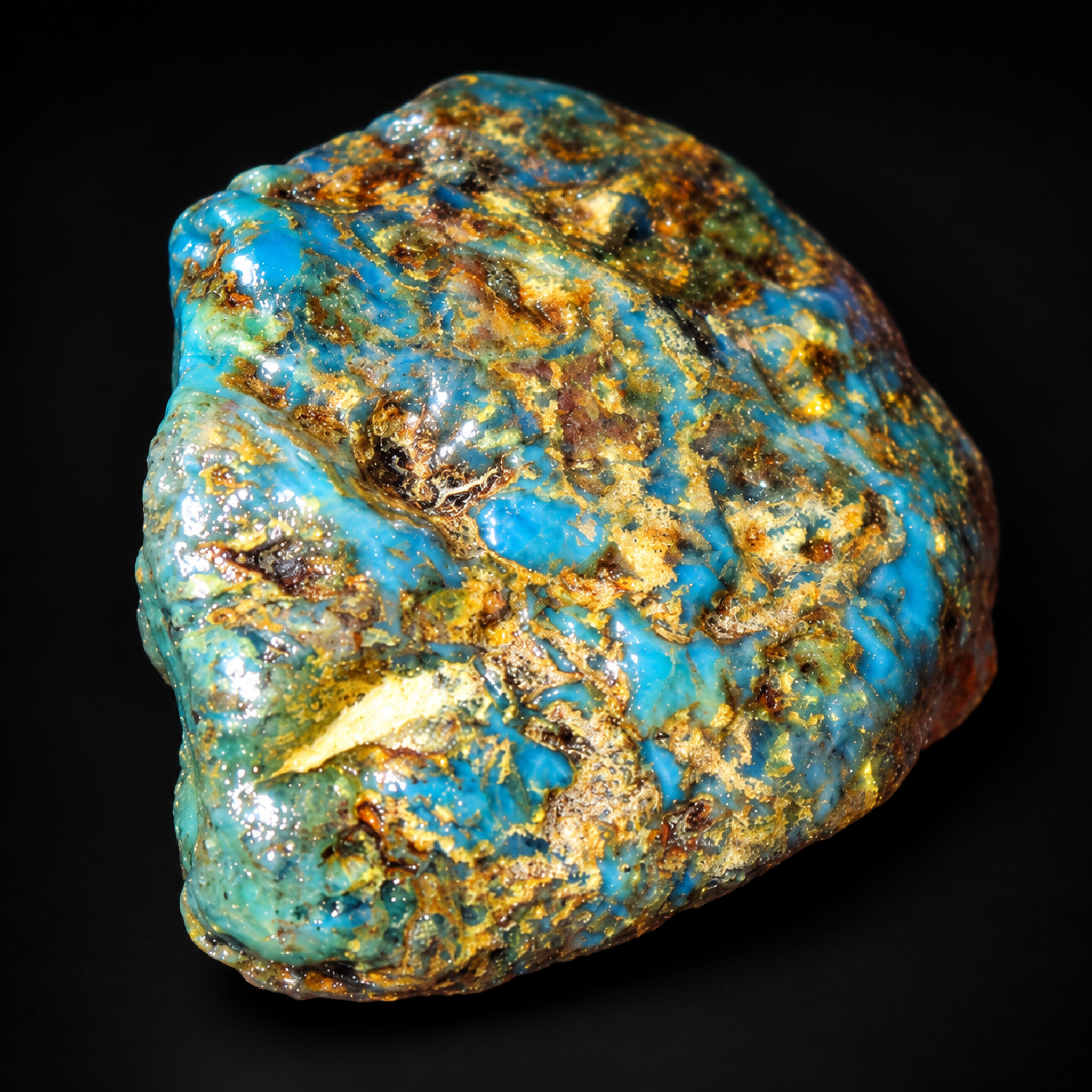 Pure natural green blue rough specimen Dominican amber 19.8g – photo 13