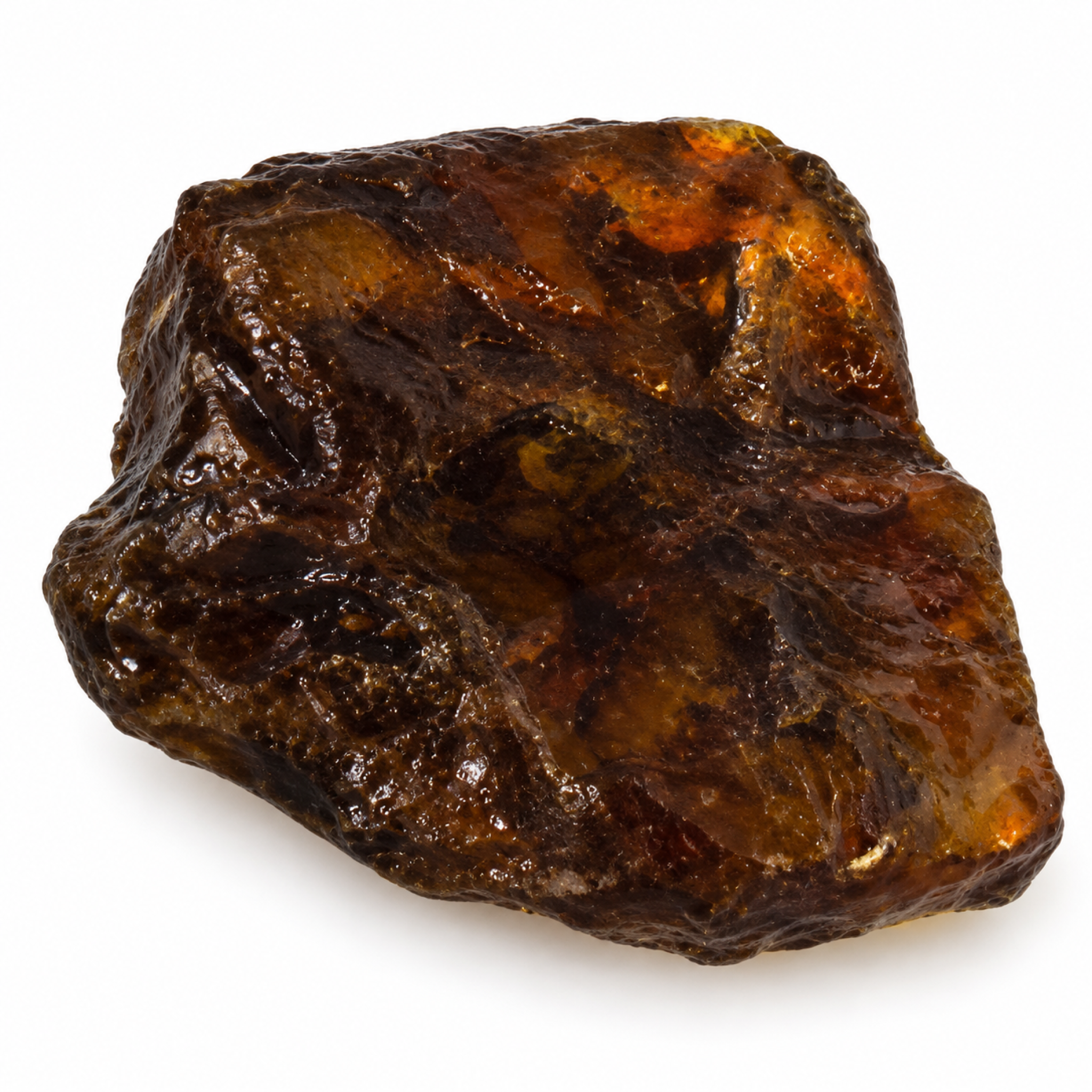 Genuine sky blue rough specimen Dominican amber 14.1g – photo 4