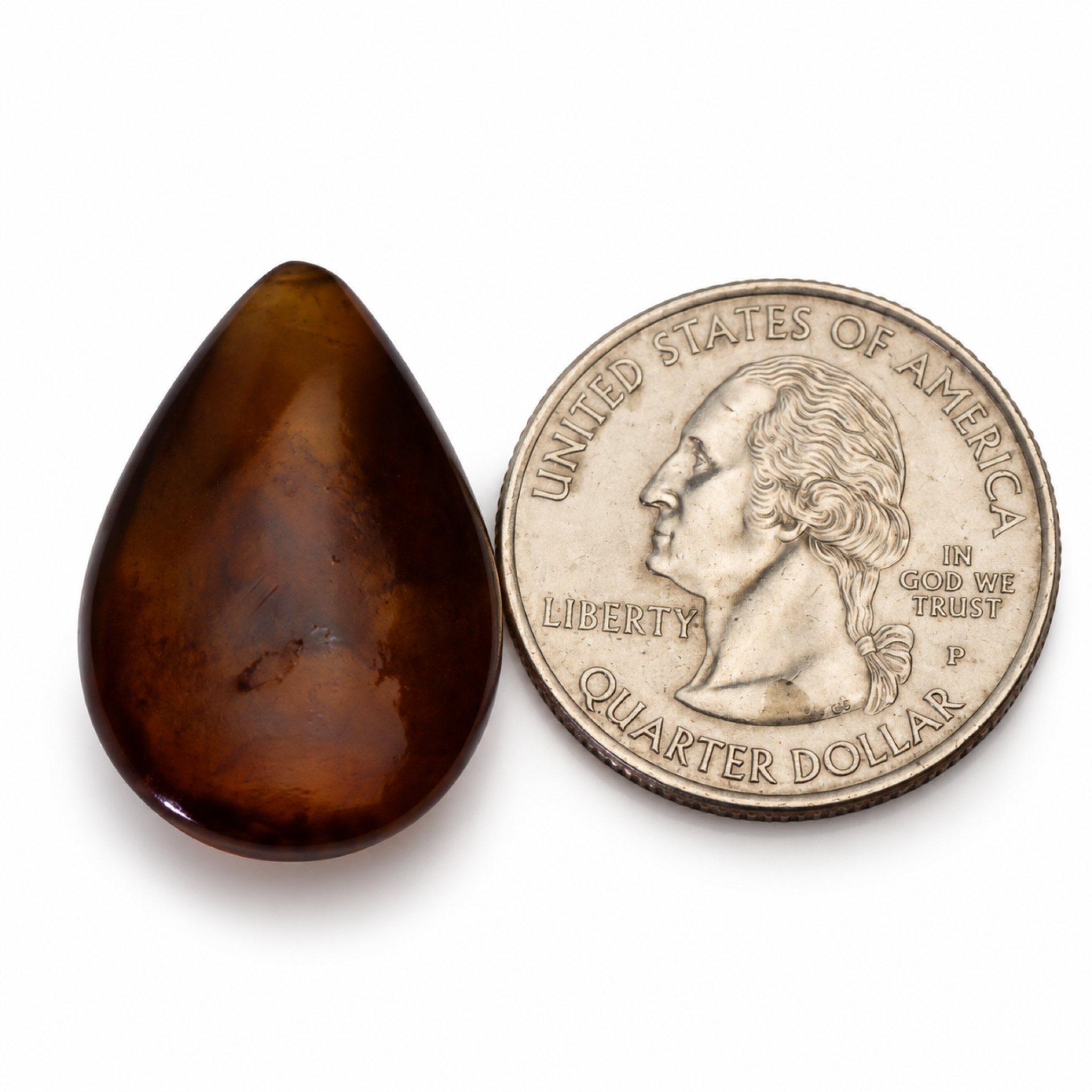 Earth crafted yellow green polished Dominican amber – photo 6