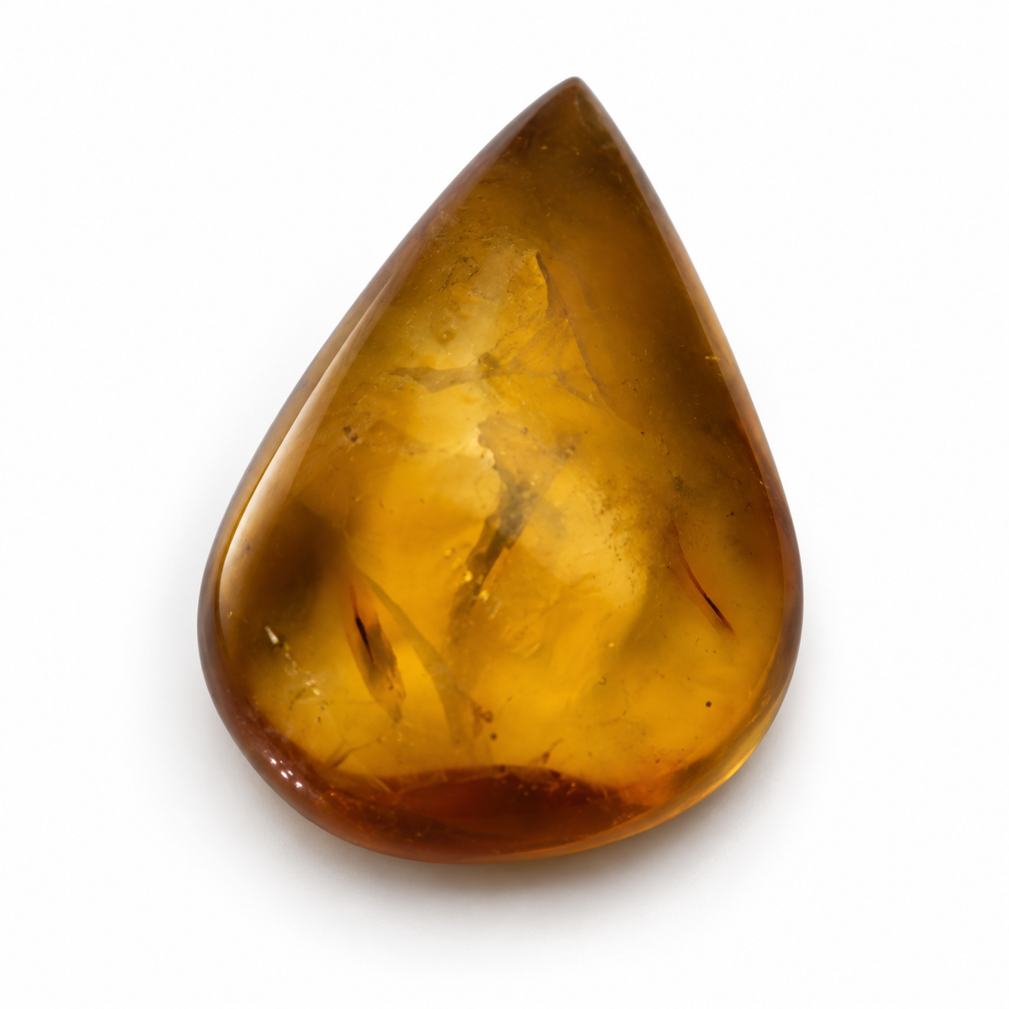 Earth crafted blue green polished Dominican amber – photo 3