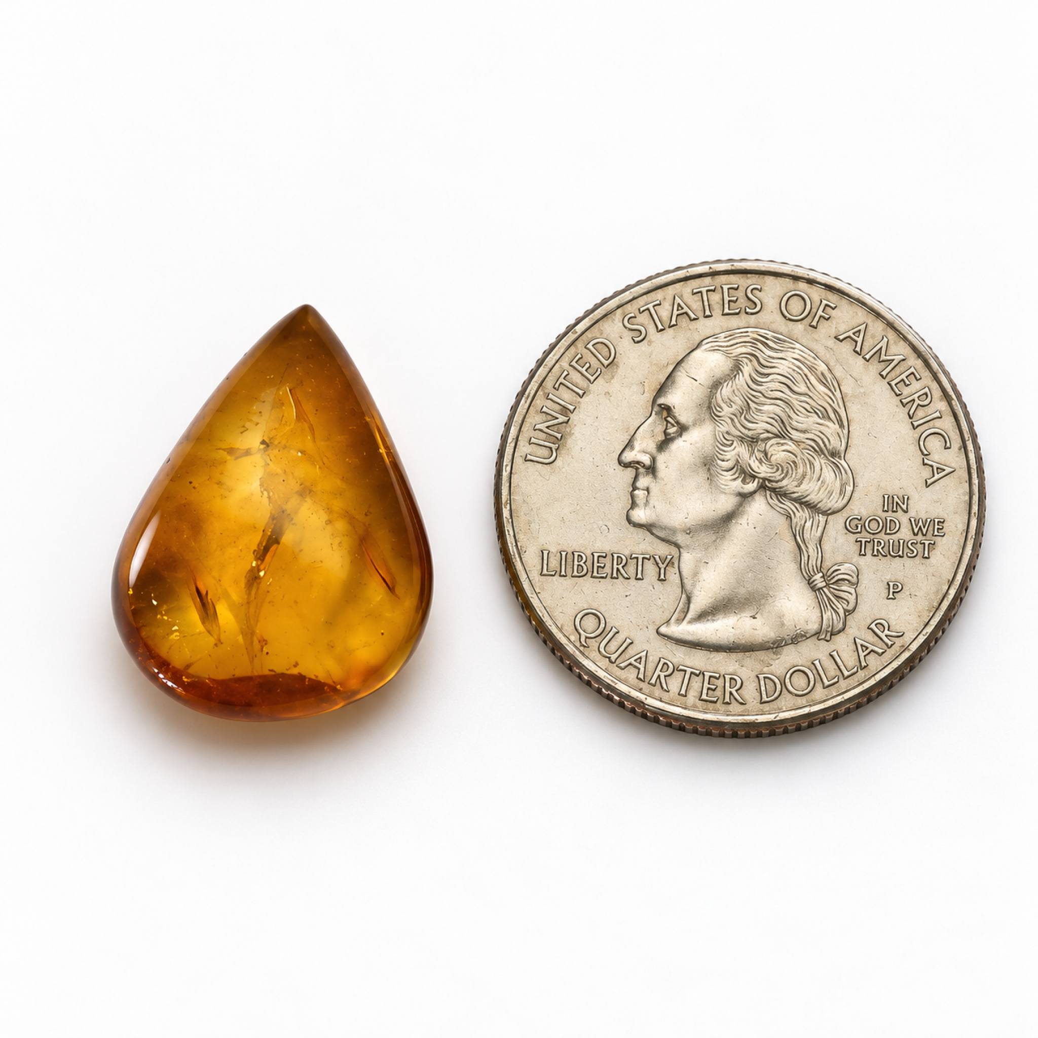 Earth crafted blue green polished Dominican amber – photo 6