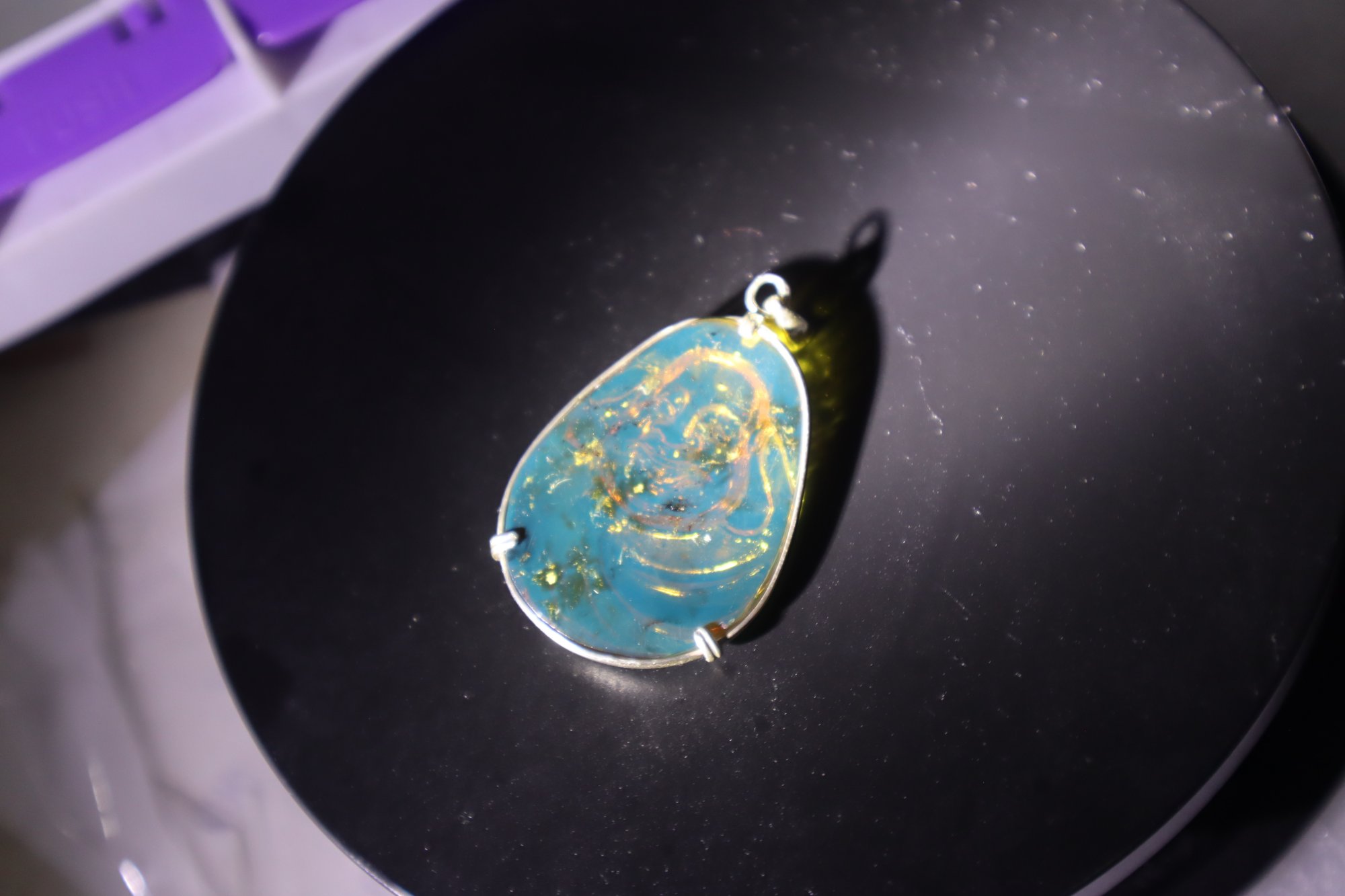 Premium sky blue Dominican amber sterling silver amber 7.1g – photo 15