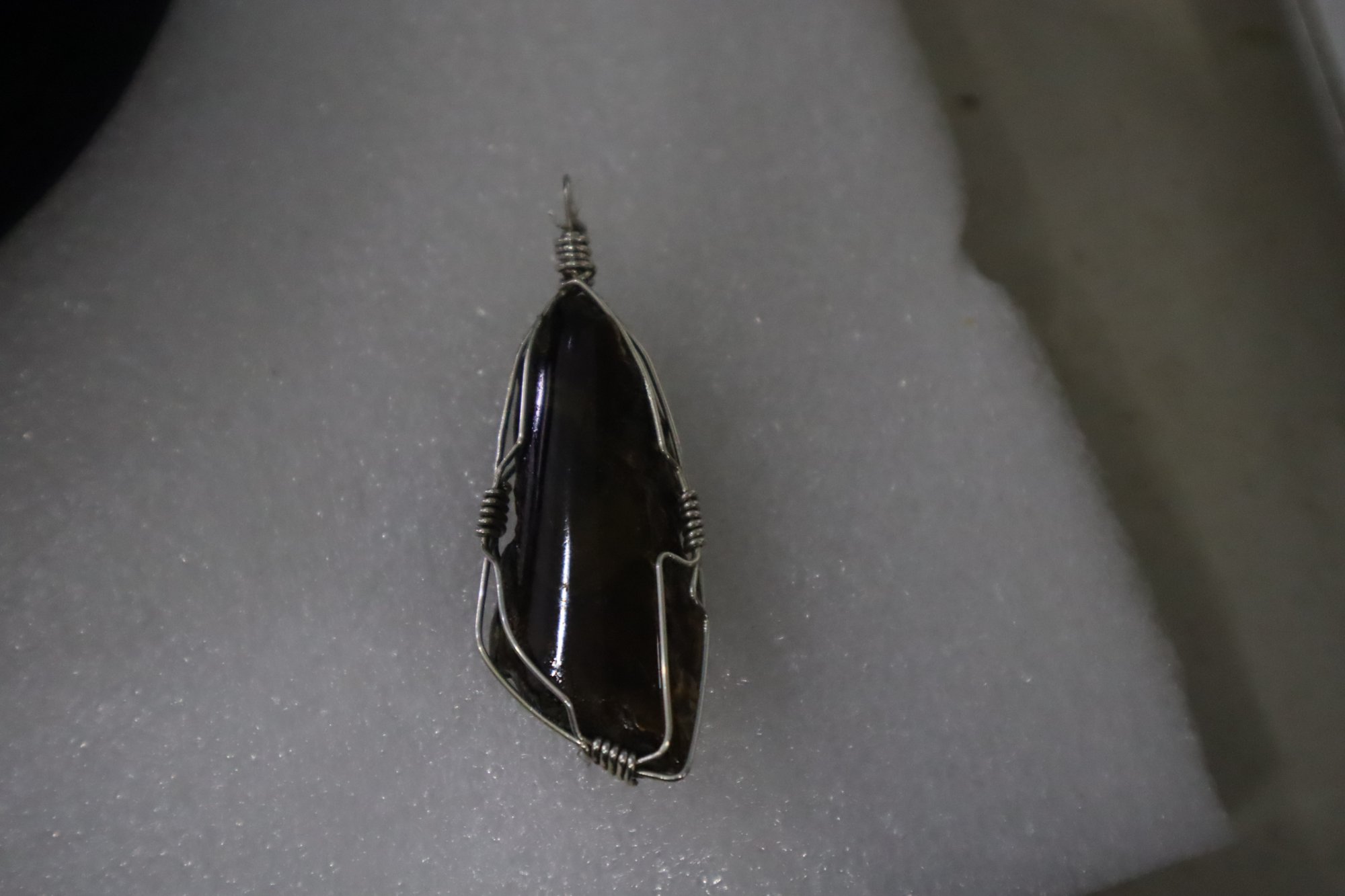 Naturally beautiful green brown Dominican amber sterling silver pendant 9.2g – photo 8